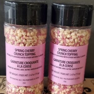 Starbucks Cherry Crunch Topping in Pink and Cream